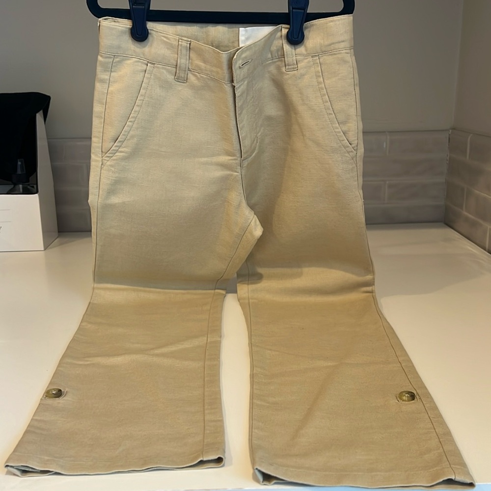 Like New! Janie and Jack Tan Linen Pants